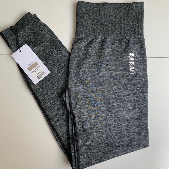Gymshark Pants - Gymshark - Adapt Marl Seamless Leggings - Black - Large - NWT